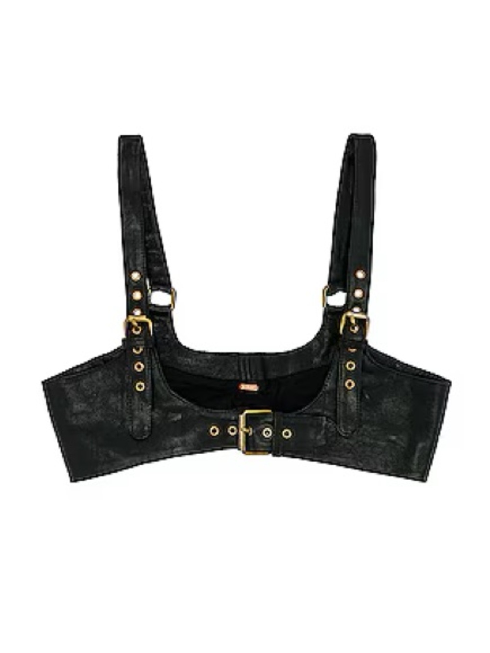 Free People “Rebel” Black Leather Harness
